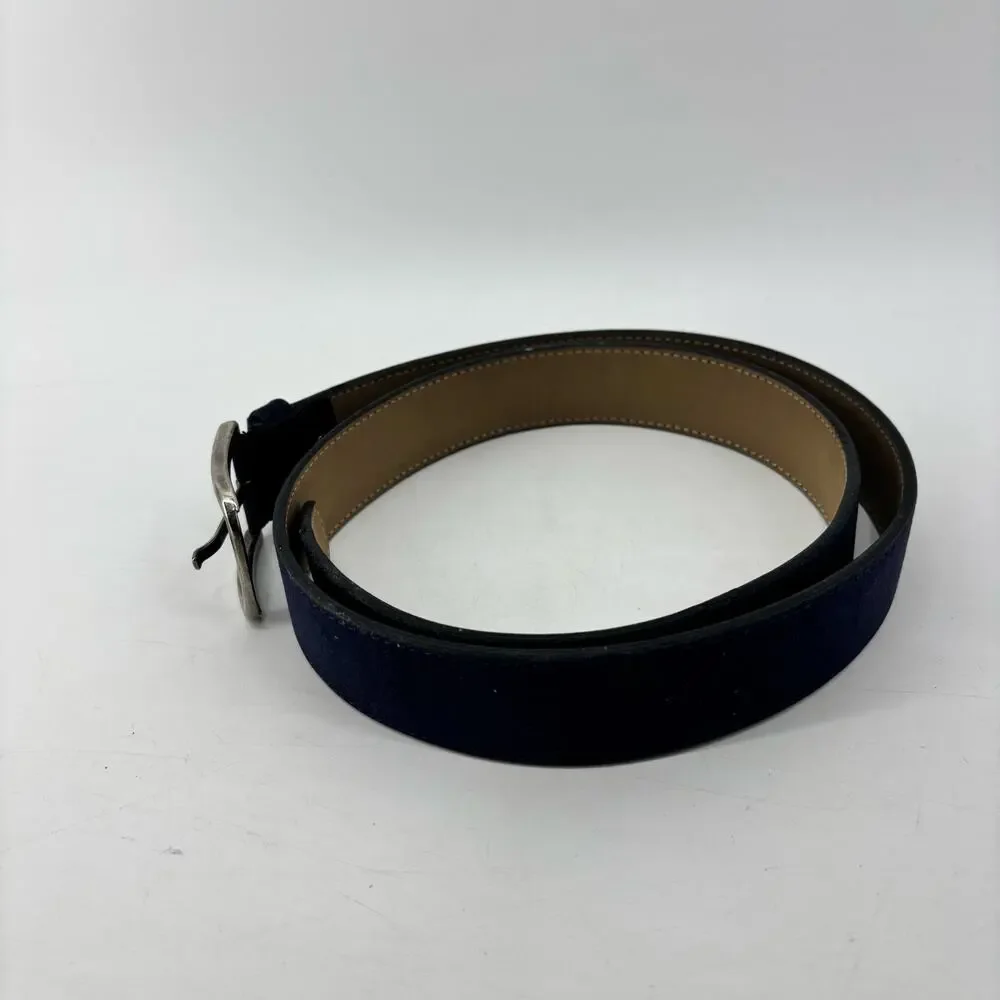 Moda Di Centone Mens Size 52 Navy Blue Belt Business Casual